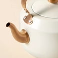 thumbnail image 3 of 2qt Coated Tea Kettle Sour Cream, 3 of 5