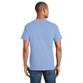thumbnail image 3 of Gildan Short Sleeve T-Shirt for Men - 2XL Size | 100 Heavy Cotton Crew Neck Tee, Carolina Blue, 5.3 oz, 3 of 6
