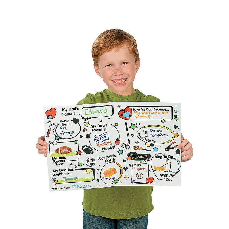 Favorite Things for Boy Dad - Father's Day Card Favorite Things for Boy Dad - Father's Day Card