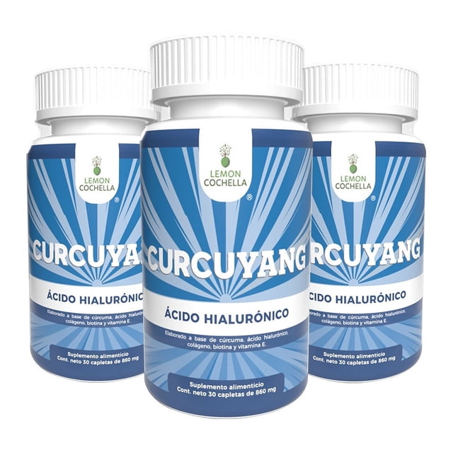 3 pack - Curcuyang - Ácido hialurónico