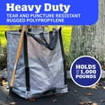 thumbnail image 3 of DURASACK® Home and Yard Bag, Heavy Duty, 20"L x 20"W x 28"H, Gray, 3-Pack, 3 of 9