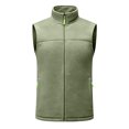 thumbnail image 4 of IUYRTFE Women's Lightweight Fleece Zip Up Vest Stand Collar Sleeveless Jacket with Pockets for Outdoor Warmth, 4 of 5