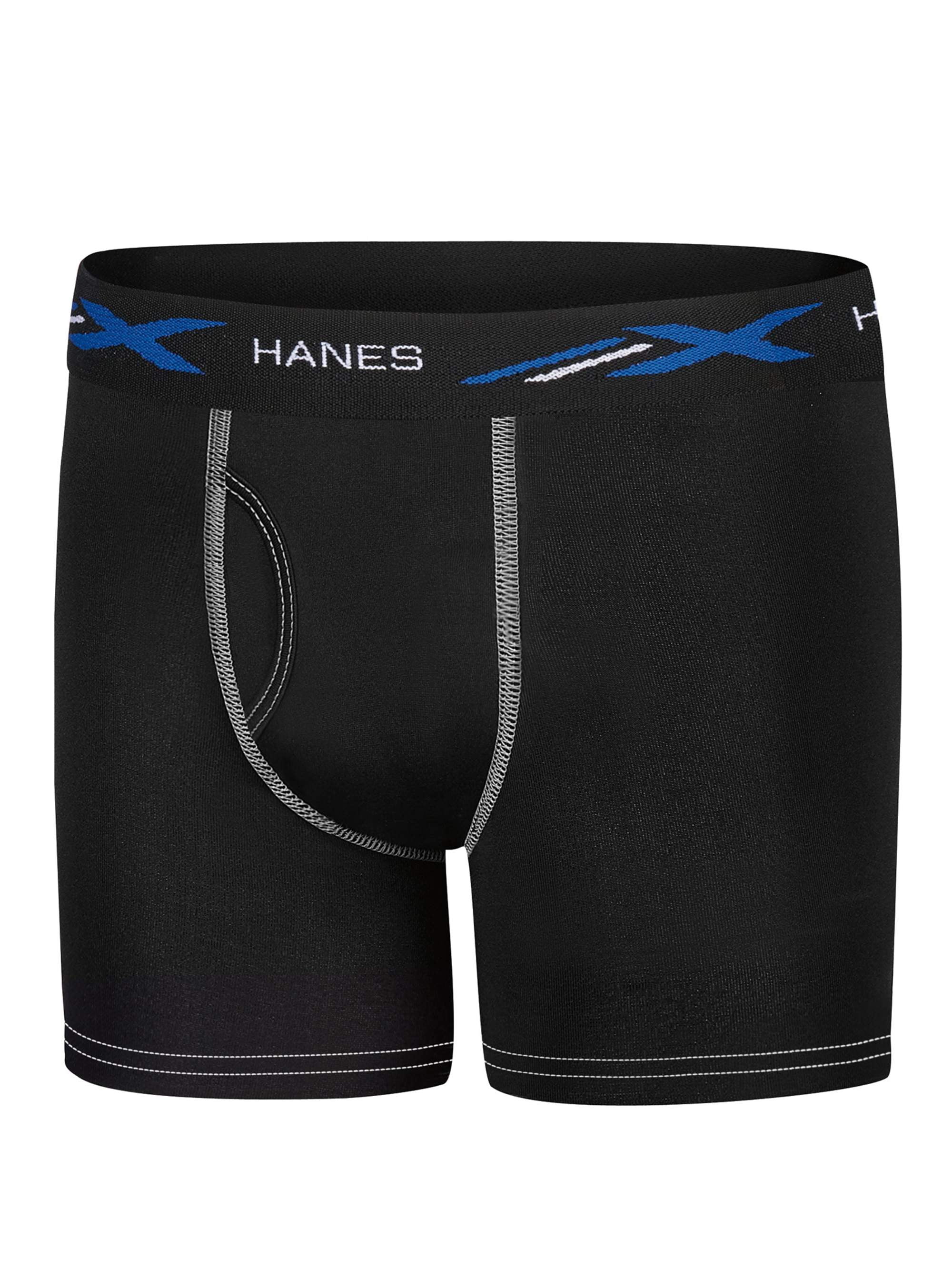 Hanes Boys' XTemp Active Cool Boxer Brief, 5 Pack