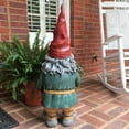 thumbnail image 2 of Homestyles 32.75" Classic Old World Female Garden Gnome Garden Statue, 2 of 4