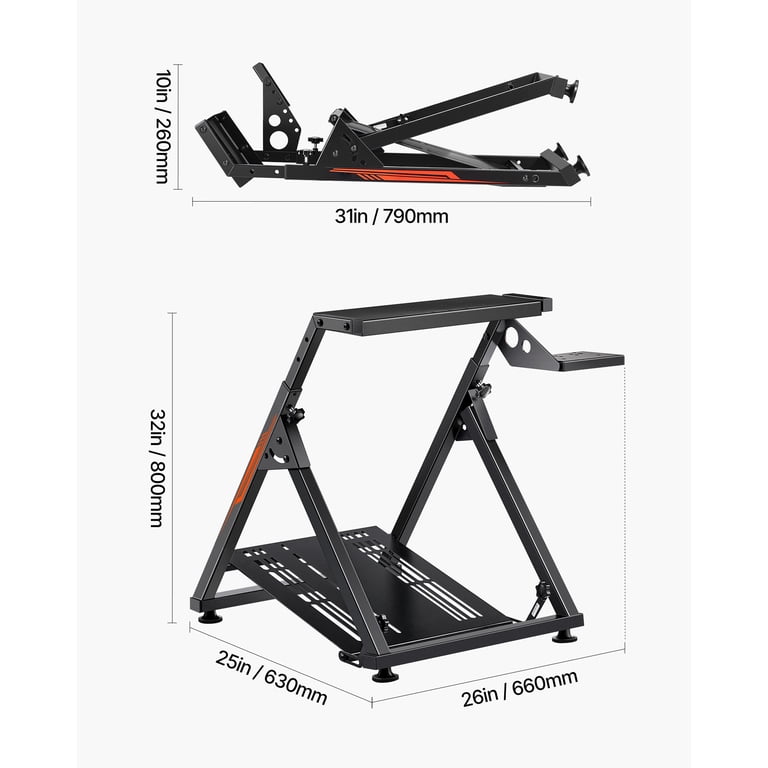 KFFKFF Racing Wheel Stand, for G923 G920 G29 G27 T300RS TX + more 