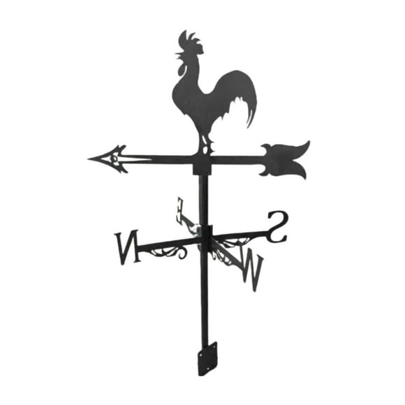Statue d'Animal avec Girouette, Indicateur de Direction du Vent, Mesure de Jardin
