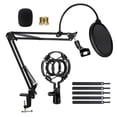 thumbnail image 1 of Soporte para Micrófono 360° ZONAR Brazo Multifuncional C/ Accesorios Ajustable Color Negro, 1 of 5