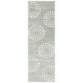 thumbnail image 4 of SAFAVIEH Soho Louise Polka Dots Wool Area Rug, Grey/Ivory, 6' x 6' Square, 4 of 8