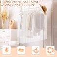 thumbnail image 5 of 12pcs Fundas Ropa Armario, Protectores de Ropa Transparente Anti-Polvo y Transpirable con Cremallera para almacenamiento Vestidos Largos, Trajes, Abrigos, Blusas (Blanco, 60X80, 5 of 5