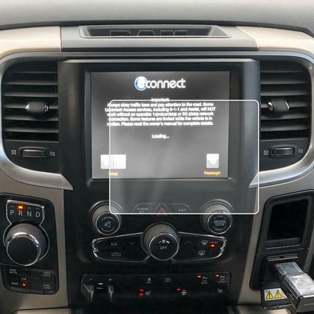 Custom Dodge Ram 1500 - Red Hound Auto 2013-2018 Compatible with Dodge/Ram 1500 2500 3500 Uconnect Screen Saver 1pc Custom Fit Invisible High Clarity Touch Display Protector Minimizes Fingerprinting 8.4 Inch