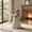 Gray, variant on 31.5 Inch Round Dining Table for Small Spaces, Modern Pedestal Base Table, Compact Wood Table for Kitchen, Apartment, Breakfast Nook,White