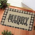 thumbnail image 4 of Christmas Doormat, Non-Slip Absorbent Kitchen Rug, Holiday Patterned Floor Mat for Entry Door Indoor Use Home Decor(Beige), 4 of 4