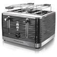 thumbnail image 1 of CoolCookware Grille-Pain Rétro 4 Tranches, Noir avec Contrôle de Brunissage Variable, Grille de Réchauffement Amovible, 1 of 1