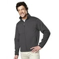 thumbnail image 1 of Tri-Mountain Contender 7350 Polyknit Fleece Full Zip Jacket, 3X-Large, Charcoal/Charcoal, 1 of 2