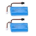 thumbnail image 4 of 2pcs 7.4V 1500mAh Li-ion Battery with Charger for RC Boat Skytech H100 Syma Q1, 4 of 6