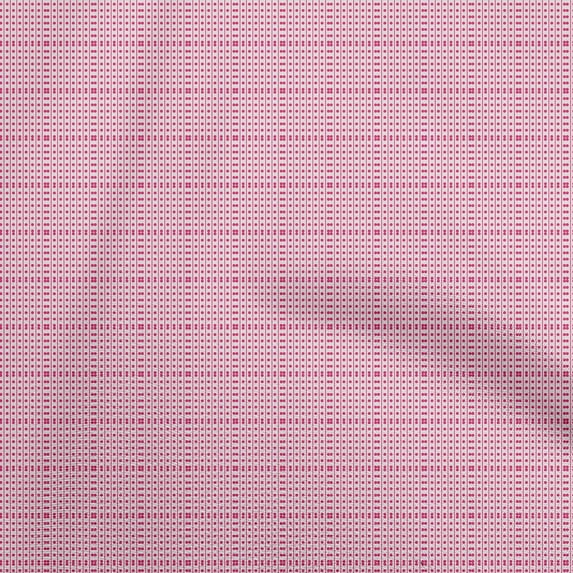 oneOone Velvet Light Pink Fabric Stripe & Polka Sewing Fabric By The Yard Printed Diy Clothing Sewing Supplies 58 Inch Wide