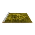 thumbnail image 2 of Ahgly Company Machine Washable Indoor Rectangle Oriental Yellow Industrial Area Rugs, 2' x 5', 2 of 4