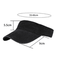thumbnail image 4 of Trgacdwlo Sports Sun Visor Hat Adjustable Long Brim Lightweight Breathable UV Protection Sun Hat for Men Women Outdoors Green, 4 of 8