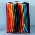 12 Pockets Expanding File Folder Letter Size File Organiser Sorting ...