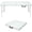 White, variant on Senfot Heavy Duty 4FT Folding Table, Portable Plastic Adjustable Waterproof with Handle 300lbs Capacity Black