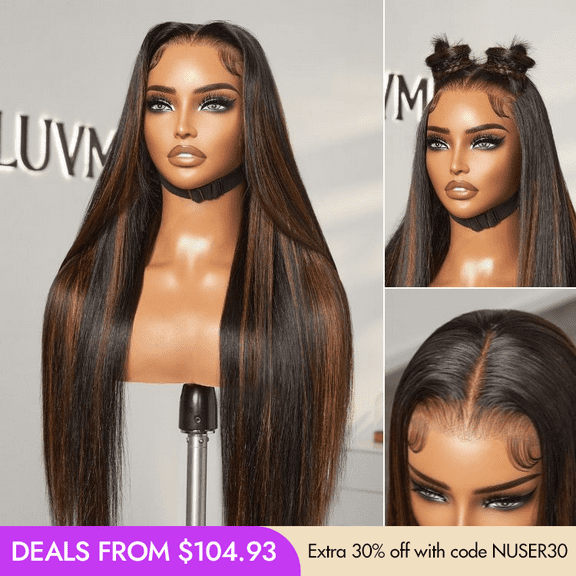 14in Super Natural Hairline Silky Straight Glueless 13x4 Frontal Lace Wig Human Hair Pre-Cut Lace