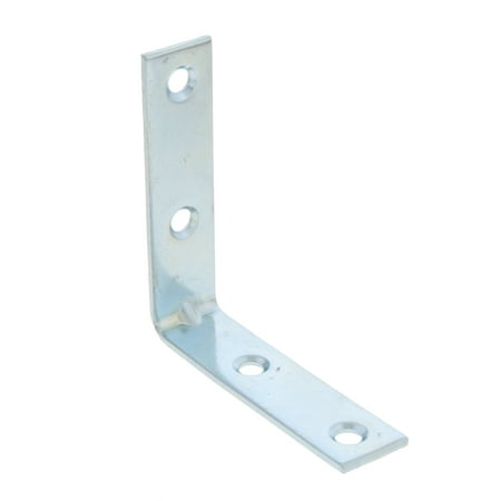 Bulldog Hardware 2-1/2 in. Corner Brace, Zinc Plated Steel (4 Pack)