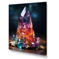 thumbnail image 2 of Designart "Vibrant Energy Crystal Array I" Spiritual Stone Canvas Art Print, 2 of 7