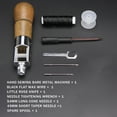 thumbnail image 4 of Vrorvz DIY Leather Sewing Machine for Hobby Tailoring and Upholstery Repair with Steel Construction and Wooden Handle,Featuring Convenient Storage,Rustproof Needle Waxed Thread, 4 of 8