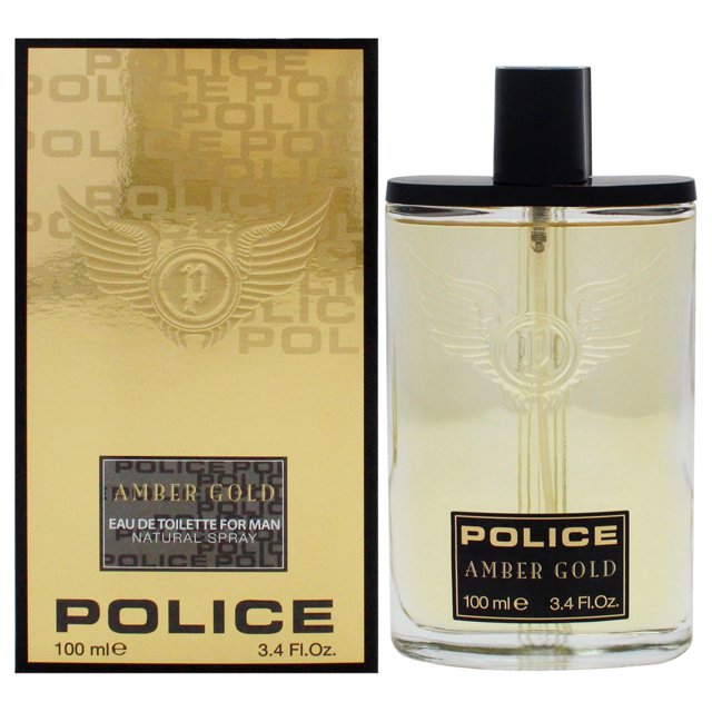 Police Amber Gold de Police para Hombre - Spray EDT de 3,4 oz