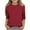 Solid Color, variant on MEZZALL Girls Casual Lightweight Knit Shirt Crew Neck 3/4 Sleeve Shirt Tops Comfy Loose Solid Color Girls Pullover 5 13 Years 9-10 Years Versatile Baby Wear