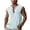 Light Blue, variant on Linen Tops for Men Henley Tank Sleeveless Raw Edge Lightweight Comfy Hippie Beach Tee Shirts with Curved Hem Design, Black L