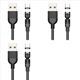thumbnail image 1 of 3X 540 Cable Magnético Micro-USB Tipo C Cargador Magnético de Teléfono de Carga Rápida para 11 Pro X Max 7 8 Plus para, 1 of 5