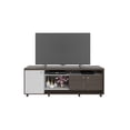 thumbnail image 2 of Rack Para Tv 65 Pulgadas Cafe/blanco 3 Puertas Con Ruedas, 2 of 6
