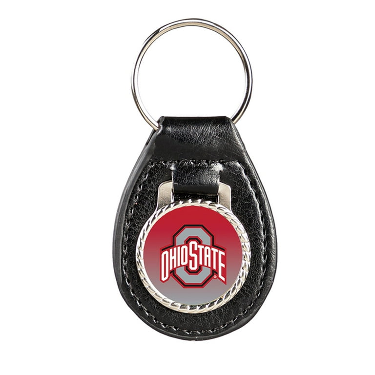 Ohio State Buckeyes 11oz. Ceramic Coffee Cup & Leather Keychain Gift Set 