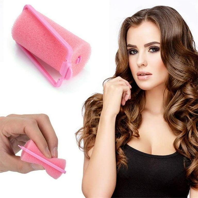 Bexikou 36pcs Foam Sponge Hair Rollers for Waves, Retro Bangs
