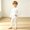 White, variant on FSYBOA Boys Cotton Outfit Set Size 6, 2 Piece Soft Crew Neck Casual Tops and Pants White