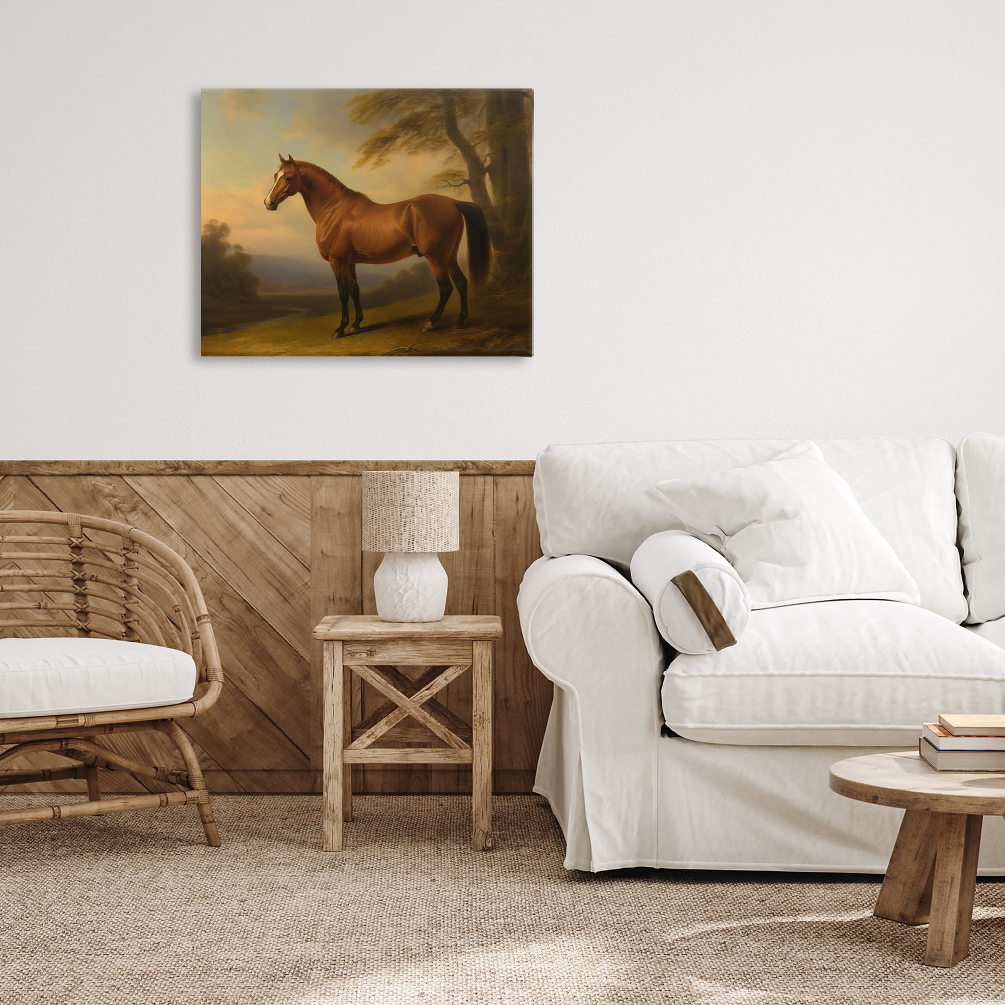 Stupell Industries Vintage Chestnut Horse Canvas Wall Art, design by Creative Studio