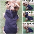 thumbnail image 2 of Jersey con capucha para perro o gato Mi Baúl Azul Marino Talla 3, 2 of 4