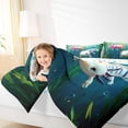 thumbnail image 4 of Castle Fairy Kids Teens Kawaii Axolotl Twin Comforter Sets,Sea Salamander Bedding Set, 4 of 8