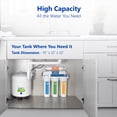 thumbnail image 2 of TankRO  4 Gallon Water Storage Tank for Reverse Osmosis  Systems – Pressurized Tank for RO Water Filter Systems with Tank Stand, 2 of 5