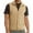 Beige, variant on DailyWear Mens Full-Zip Plush Polar Fleece Vest