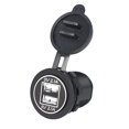 thumbnail image 1 of Kenally 5V 2.1A USB dual IP66 Toma de corriente de carga para automóvil a prueba de agua Accesorios para motos CS-526A5 Kenally CZ9204-05B, 1 of 6