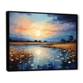 thumbnail image 2 of Designart "Blue Sky Infinite Azure Collage" Landscapes Floater Framed Canvas Print, 2 of 7