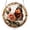 e, variant on 7.5 Inch Round Stained Acrylic Suncatcher Window Hanging, Insect and Bird Floral Themed Acrylic Ornament for Home Office Garden Decor, Perfect Housewarming Birthday Gift
