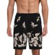 thumbnail image 1 of Fotbe Japanese White Crane Pantalones Cortos de Pijama para Hombre, Ropa de Dormir, Pantalones de Pijama Cortos para Hombre-3X-Large, 1 of 6