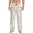 thumbnail image 2 of Goofa Fruit Printed Soft Pajama Pants for Men, Wide Leg Comfy Casual Lounge Yoga Pants-Small, 2 of 9