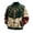 Dark Green, variant on Christmas Corduroy Zip Up Jacket for Men Stand Coller Long Sleeve Jackets Xmas Print Loose Fit Coats with Pockets Ribbed Texture Fall Winter Outwear