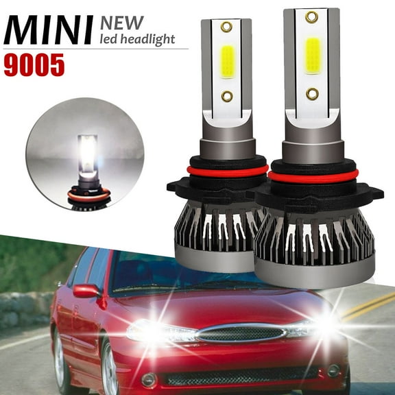 2PCS 9005 LED Bulb For Nissan Altima 2002-2006 9005 HB3 LED Headlight Bulbs, 9005 LED High Beam 6000K Bright White