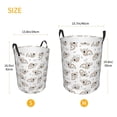 thumbnail image 5 of Balery Cartoon Koala Round Laundry Basket with Handles Waterproof Freestanding Laundry Hamper for Clothes Toys in the Dorm and Family-, 5 of 8