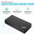 thumbnail image 3 of Estación de acoplamiento Koncept 40AY0090US con doble HDMI 4K y DP USB-C, 3 of 6